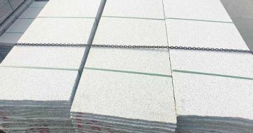 金华芝麻白毛板，石材毛板