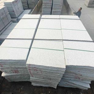 金华芝麻白毛板，石材毛板