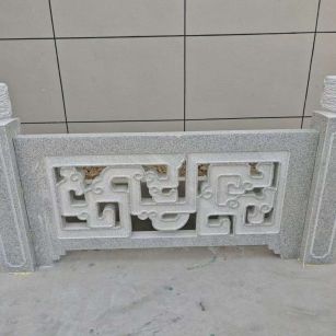 金华芝麻白河道栏杆 桥栏杆