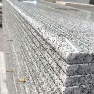 金华芝麻白楼梯踏步 花岗岩楼梯板材