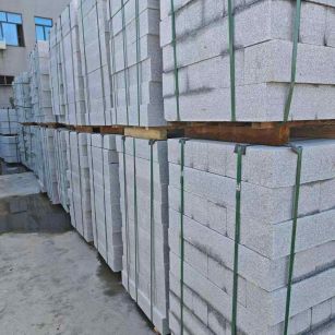 金华芝麻白路牙石，路侧石