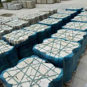 金华黄金麻冰裂纹 碎拼