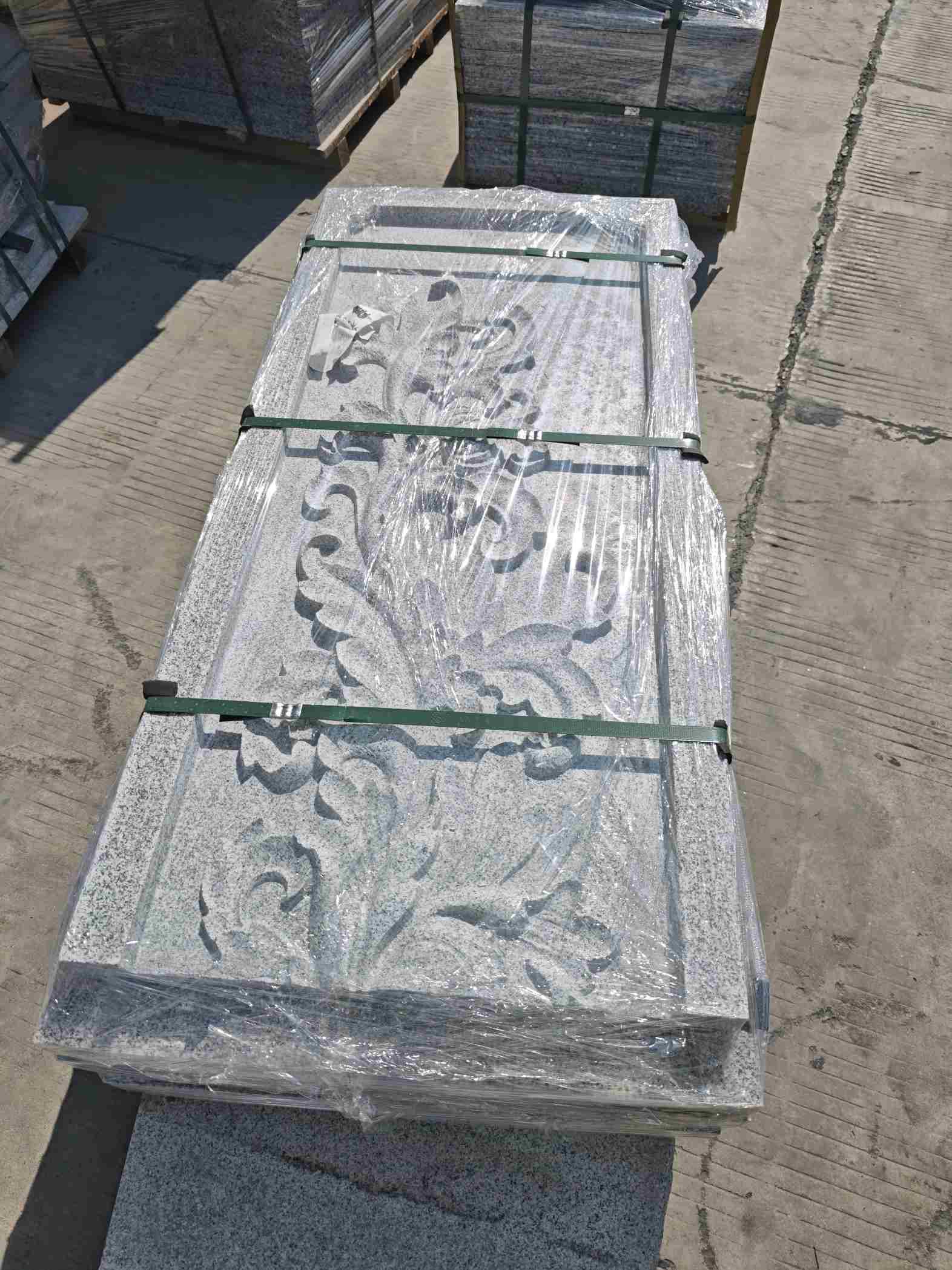 金华芝麻白别墅外墙雕刻版