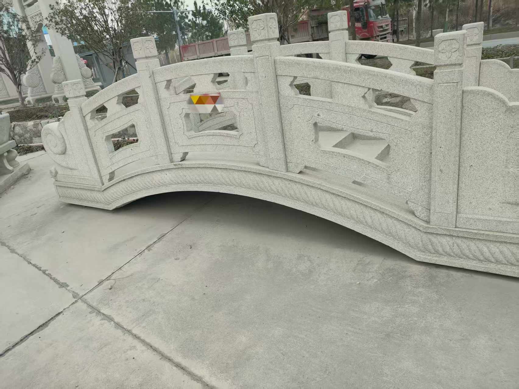 金华芝麻白拱桥，石桥