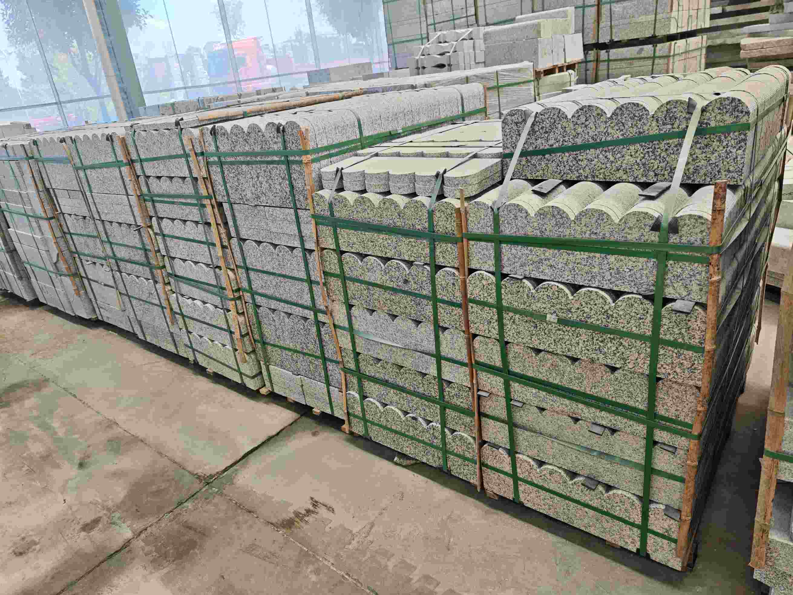 金华芝麻白芙蓉白花边石