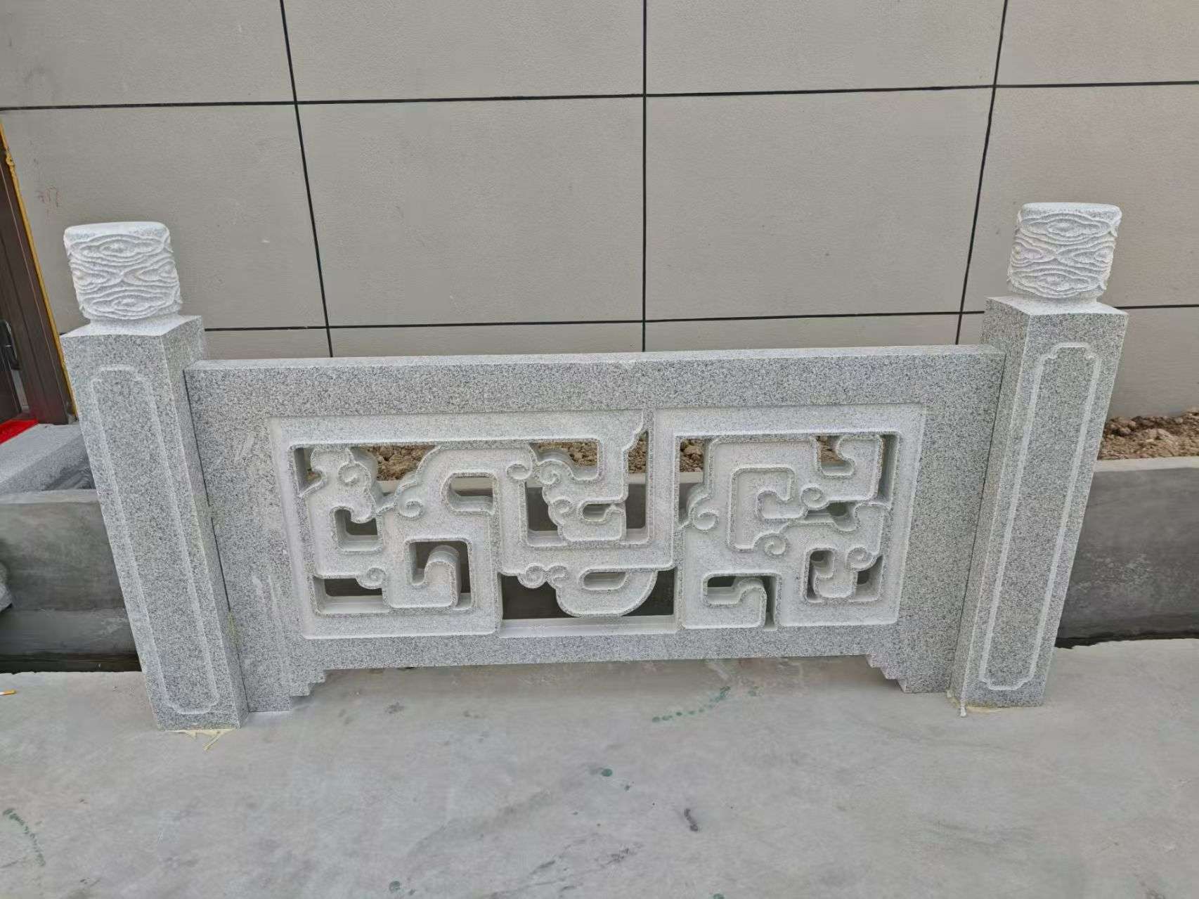 金华芝麻白河道栏杆 桥栏杆