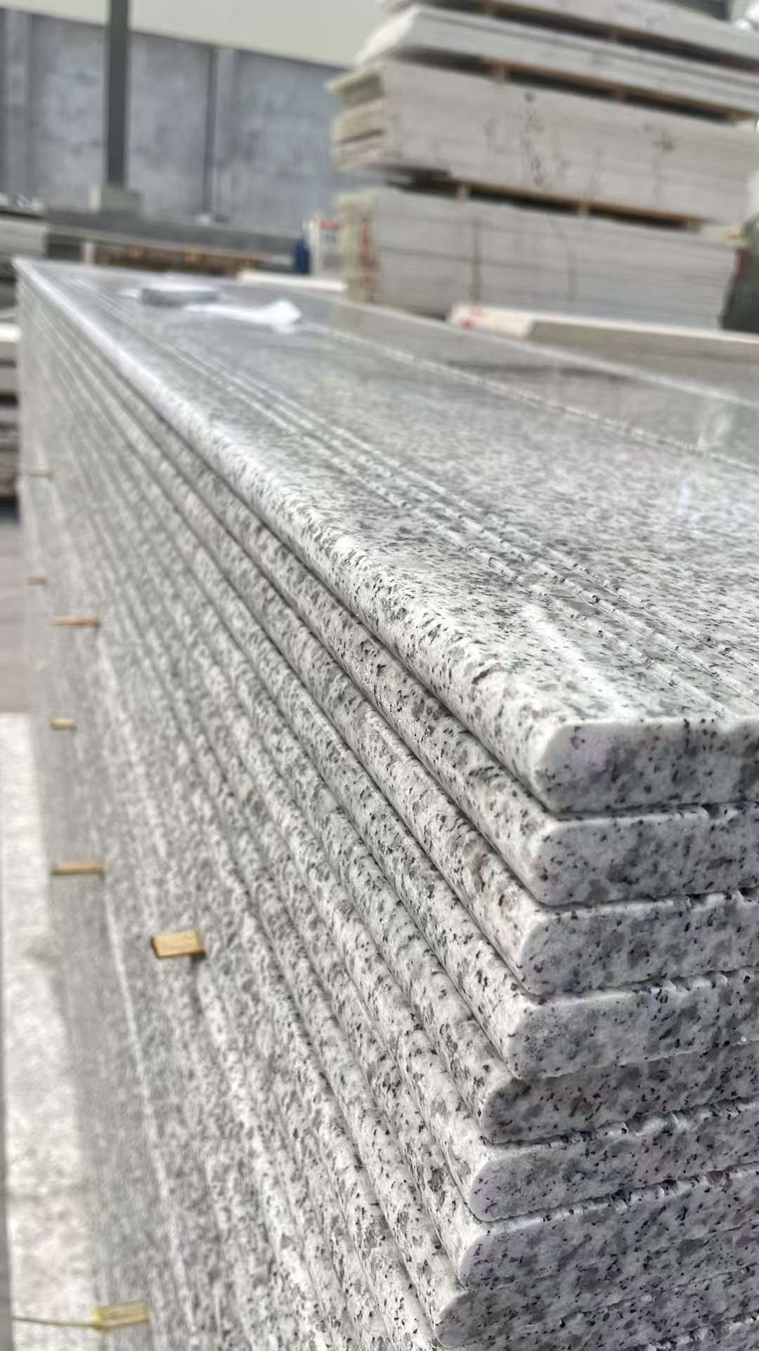 金华芝麻白楼梯踏步 花岗岩楼梯板材