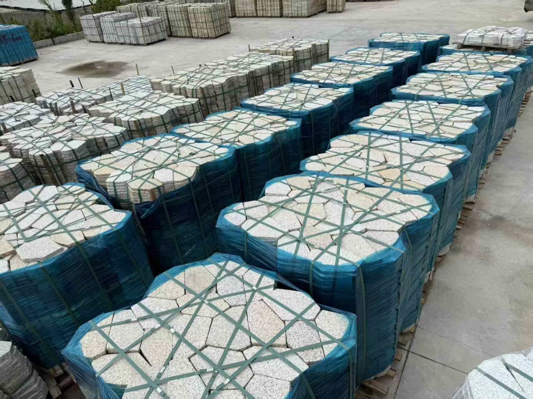 金华黄金麻冰裂纹 碎拼