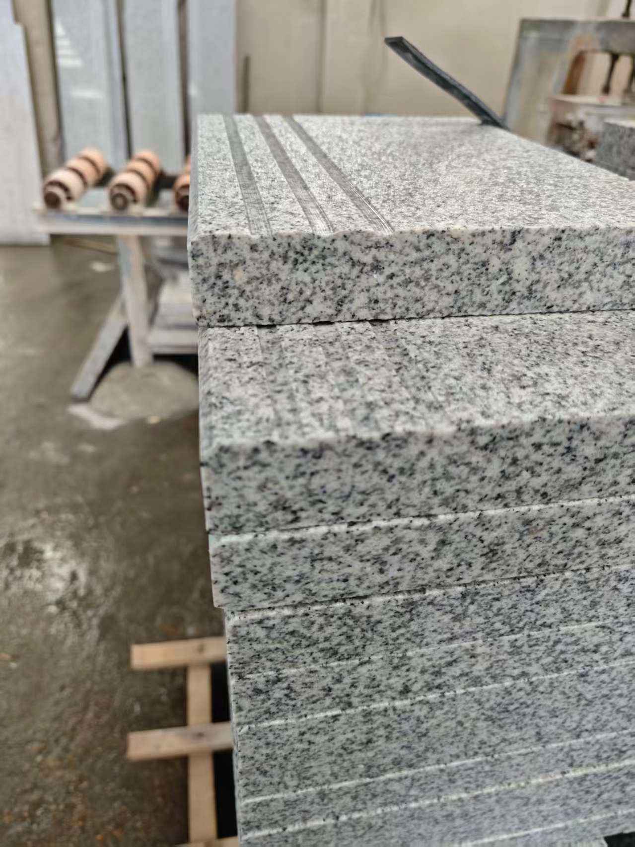 金华芝麻白楼梯踏步